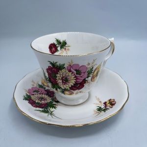 Vintage Queen Anne Bone China Cu and Saucer